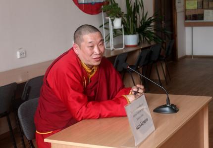 Встреча с настоятелем дацана Сахюусан дуган