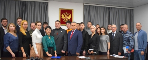 Студенты факультета ГМУ в Управлении Росгвардии по Новосибирской области